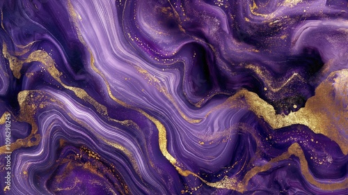 Trendy purple and gold marble and gold pattern texture background for wallpapers, posters, cards, invitations and websites