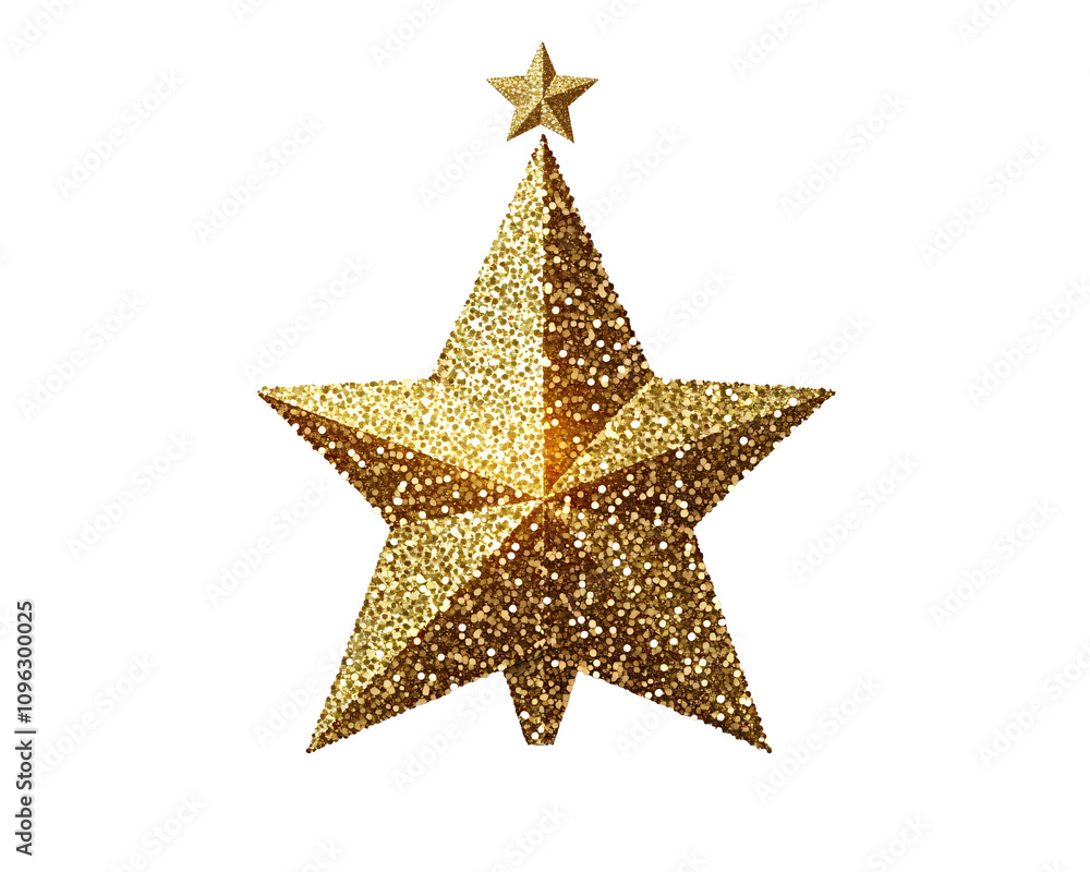 a gold star with a star on top a gold star with a star on top