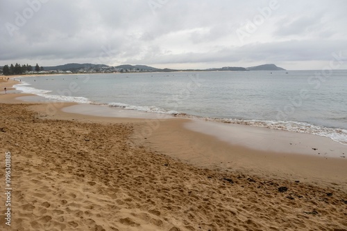 Scenic view of Terrigal Beach photo