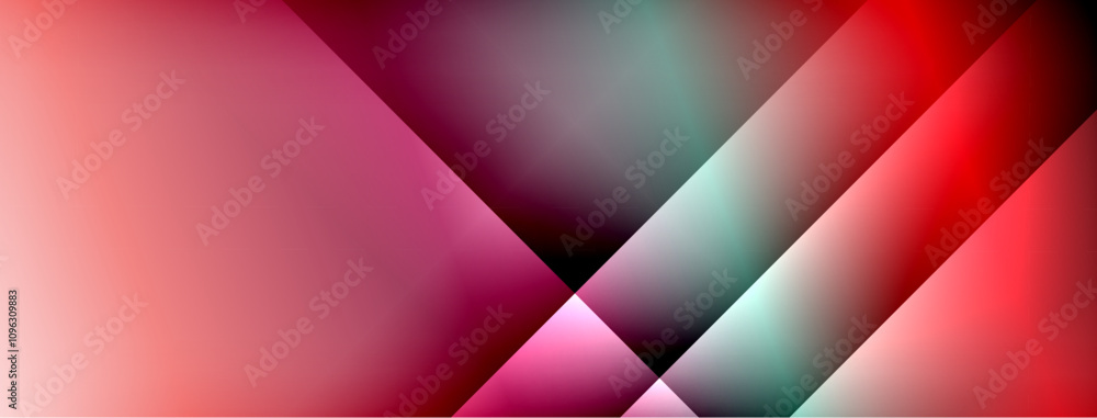Dynamic shadow lines with gradient colors geometric background Dynamic shadow lines with gradient colors geometric background