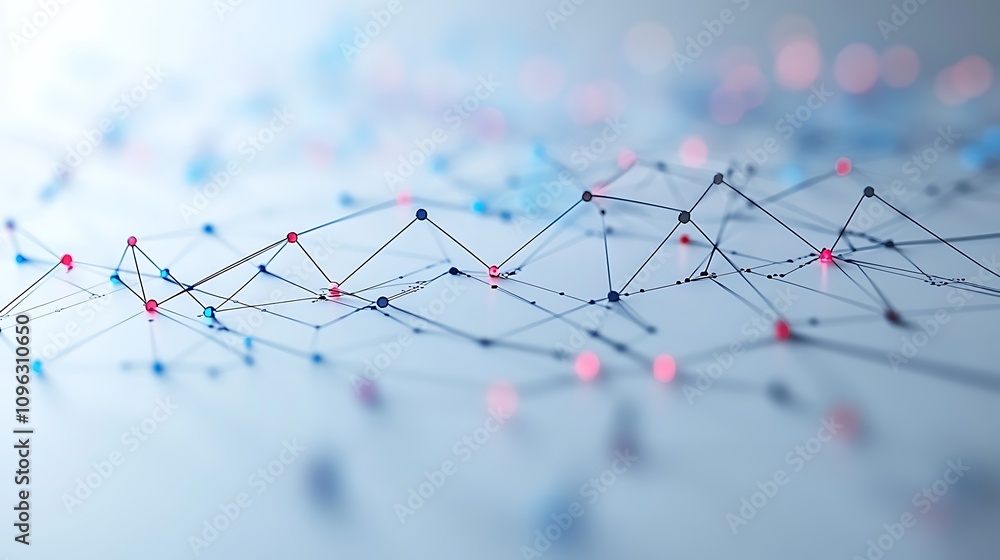 Minimalist 3D representation of a growth graph on white for scalability concepts Minimalist 3D representation of a growth graph on white for scalability concepts