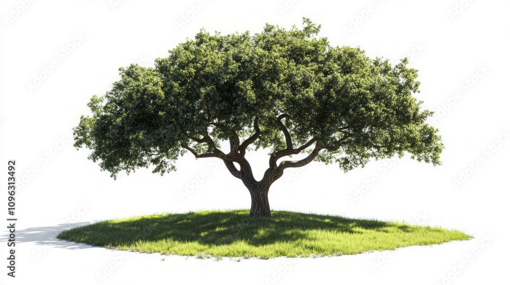 Majestic Tree on a Patch of Grass Majestic Tree on a Patch of Grass