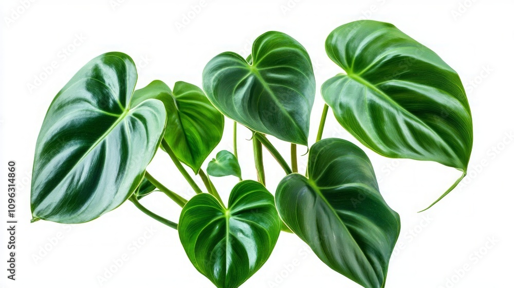 Heart-Shaped Tropical Leaves Heart-Shaped Tropical Leaves