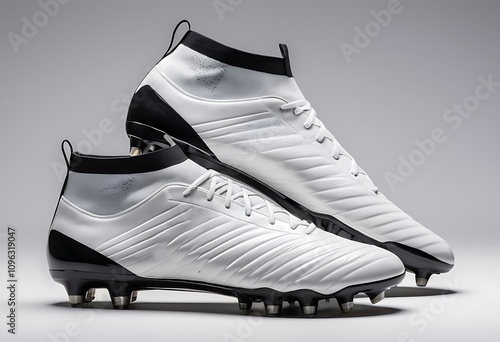football/soccer shoes on white background