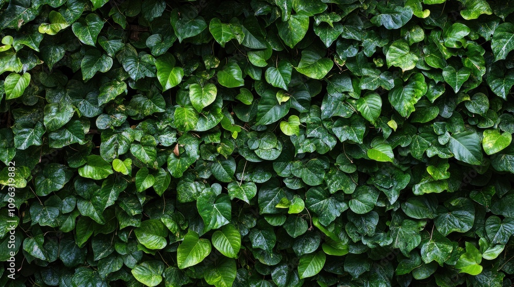 Vibrant green leaves of a tropical plant clustered densely to form a rich natural backdrop, showcasing various shades and textures in a lush, organic setting. Vibrant green leaves of a tropical plant clustered densely to form a rich natural backdrop, showcasing various shades and textures in a lush, organic setting.