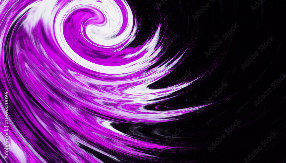 Abstract swirl of vibrant purple, white, and black paint splashes creating a dynamic, energetic vortex design. Perfect for artistic, modern, or expressive design concepts. Abstract swirl of vibrant purple, white, and black paint splashes creating a dynamic, energetic vortex design. Perfect for artistic, modern, or expressive design concepts.