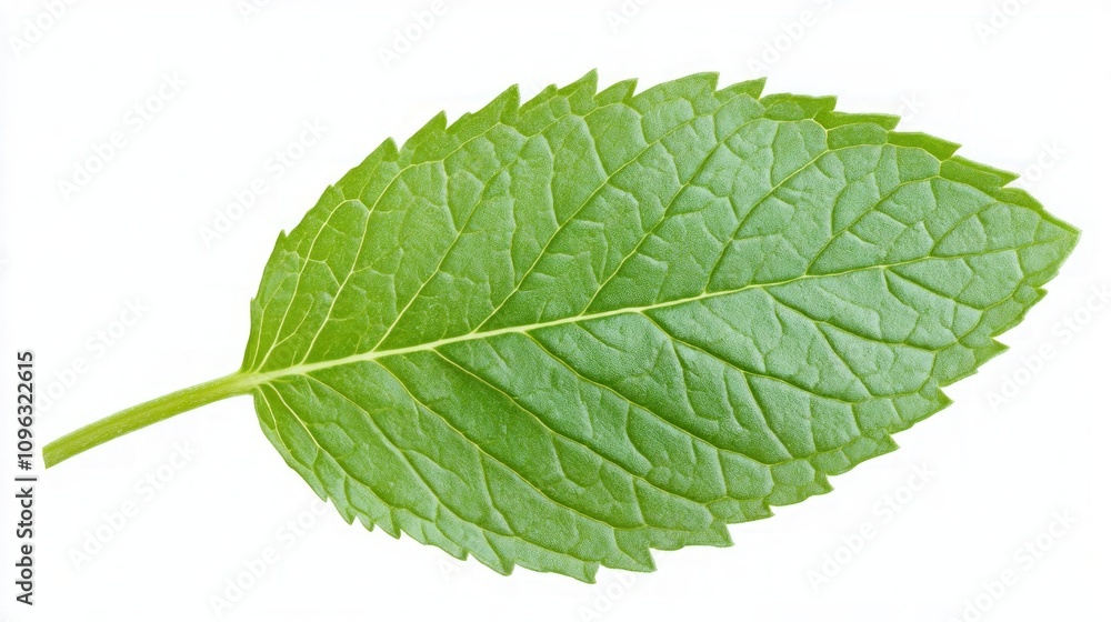 Closeup of a Vibrant Green Leaf Closeup of a Vibrant Green Leaf