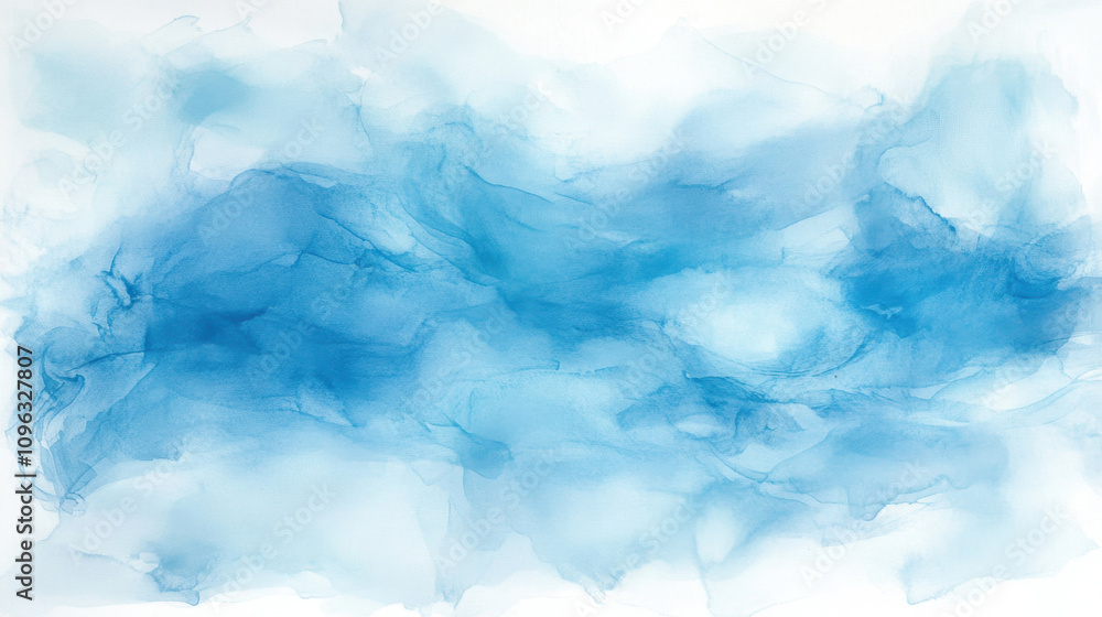 Fototapeta premium Plain watercolor background of large washes in neutral colors for graphic design or wallpaper.