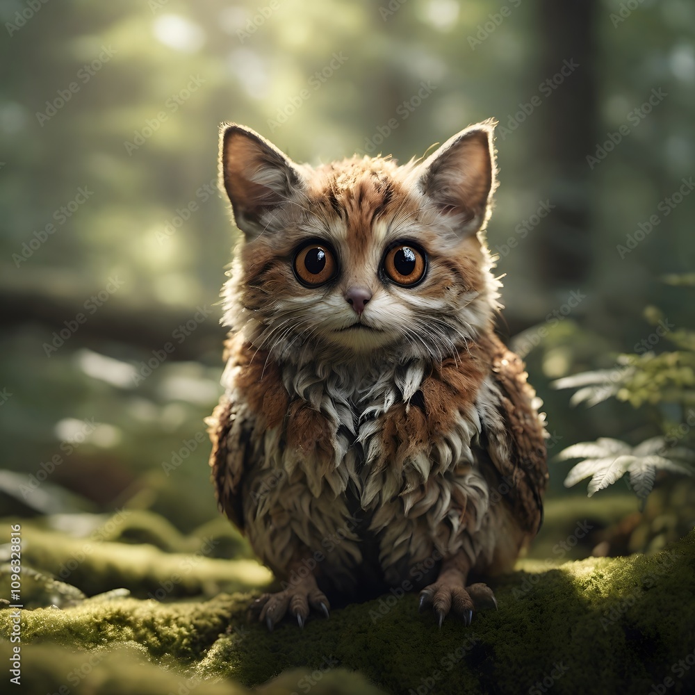 cat in the forest cat in the forest