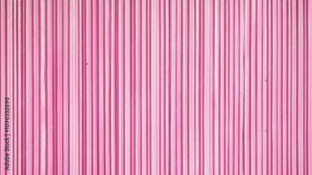 Vibrant pink striped background creating a cheerful and playful atmosphere.