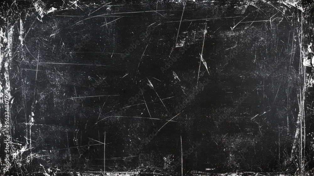 Textured black chalkboard background with scratched surface, perfect for education or creative projects. Textured black chalkboard background with scratched surface, perfect for education or creative projects.