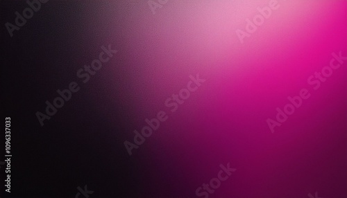 Abstract background, Antique fuchsia and black gradient background with light leak and grainy texture.