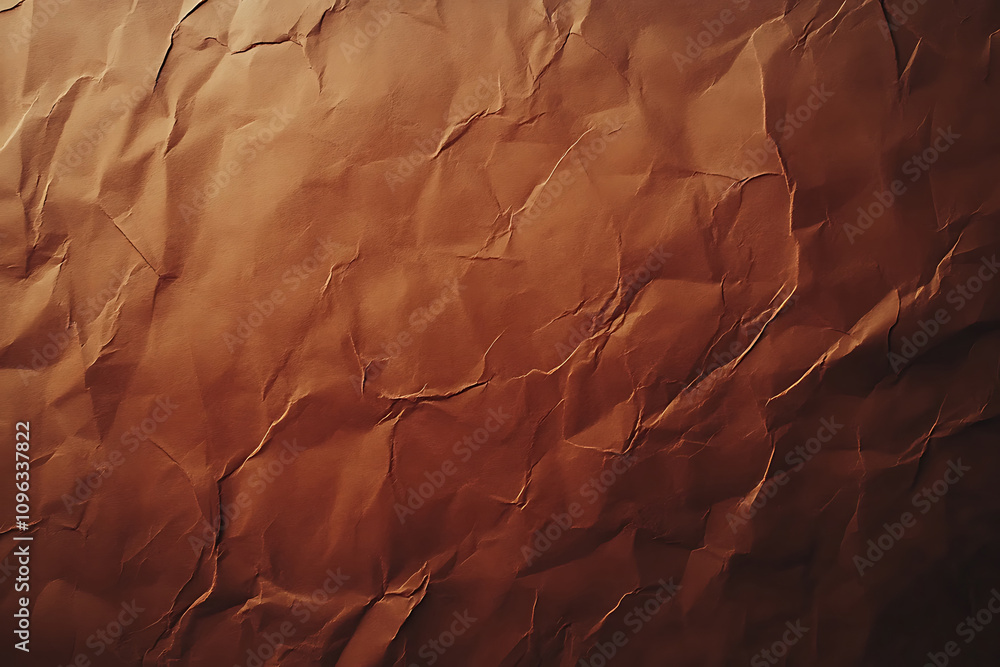 Empty old Brown crumpled paper texture background Empty old Brown crumpled paper texture background