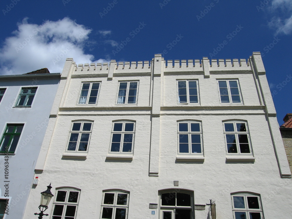 Fototapeta premium Altstadt von Friedrichstadt in Schleswig-Holstein