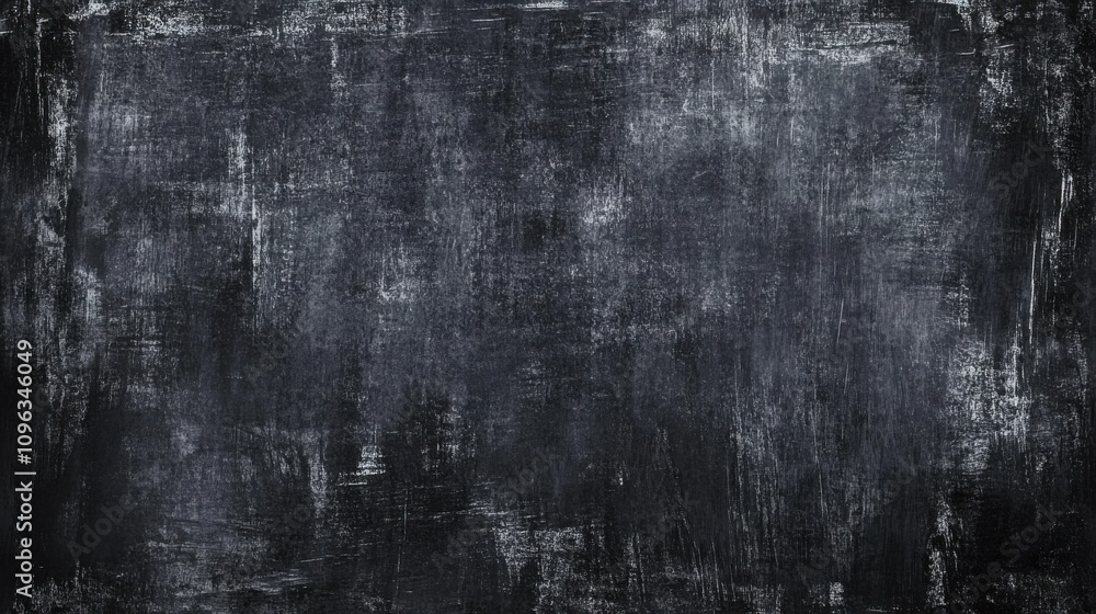 Fototapeta premium A textured black background with abstract brush strokes, creating a moody and dramatic effect.