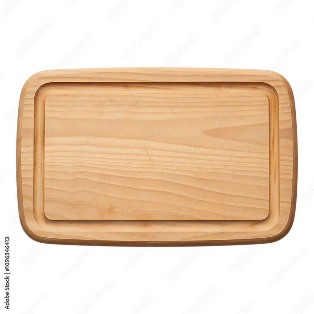 Sleek rectangular wooden tray for serving or decorative use Sleek rectangular wooden tray for serving or decorative use