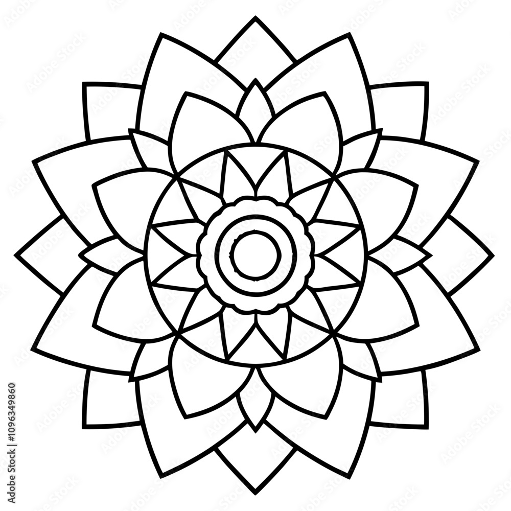 mandala line art vector illustration print ready png mandala line art vector illustration print ready png