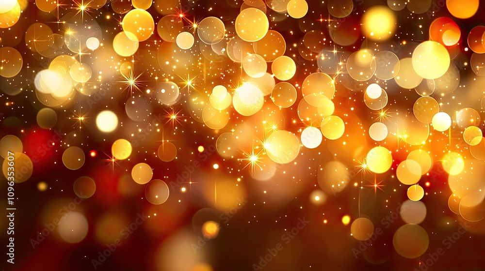 Sparkling golden bokeh lights festive atmosphere digital art warm environment abstract view celebration vibes for seo impact Sparkling golden bokeh lights festive atmosphere digital art warm environment abstract view celebration vibes for seo impact