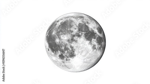 Detailed Image of the Moon's Surface