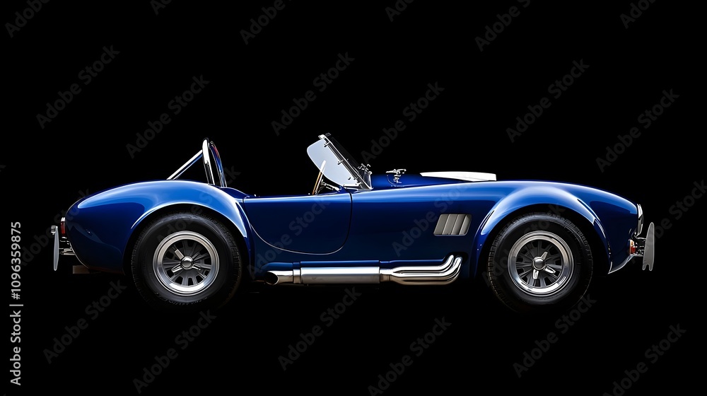 Fototapeta premium 1966 Vintage Roadster with Racing Heritage