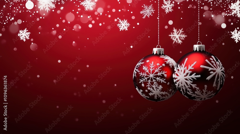 Vibrant Christmas design with sparkling details Vibrant Christmas design with sparkling details