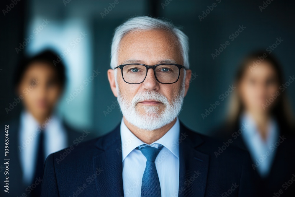 Elderly Career Mentor in Professional Setting Elderly Career Mentor in Professional Setting