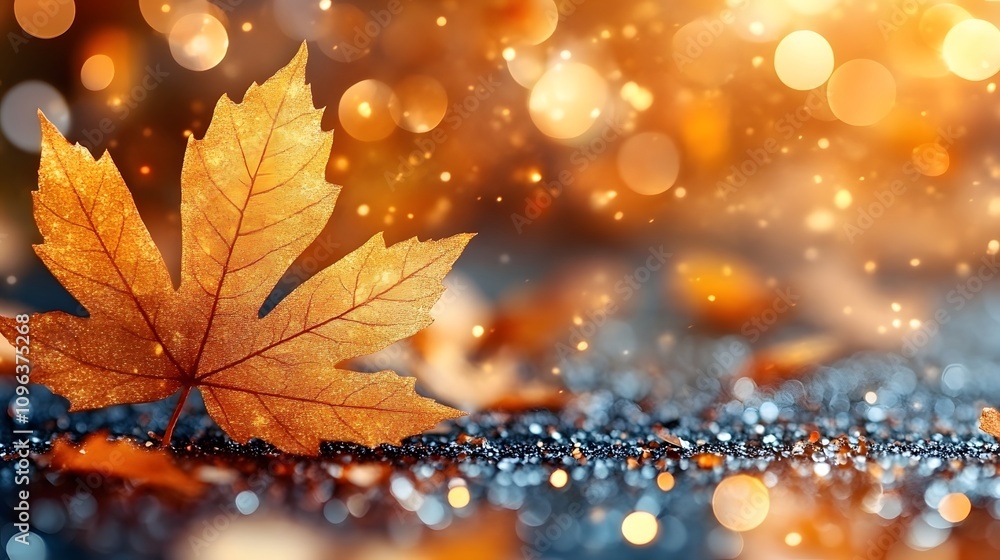 Thanksgiving scene featuring a picturesque maple tree with golden leaves, bright and cheerful tones Thanksgiving scene featuring a picturesque maple tree with golden leaves, bright and cheerful tones