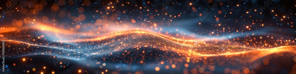 Abstract Glow and Sparkle Background Abstract Glow and Sparkle Background