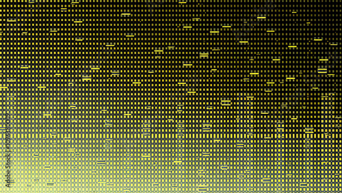 dither pattern bitmap texture halftone gradient vector tilted border panoramic abstract background glitch screen with flicker pixels effect wide backdrop 8 bit pixel art retro video game abstraction