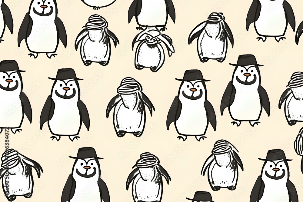 Obraz premium set of people