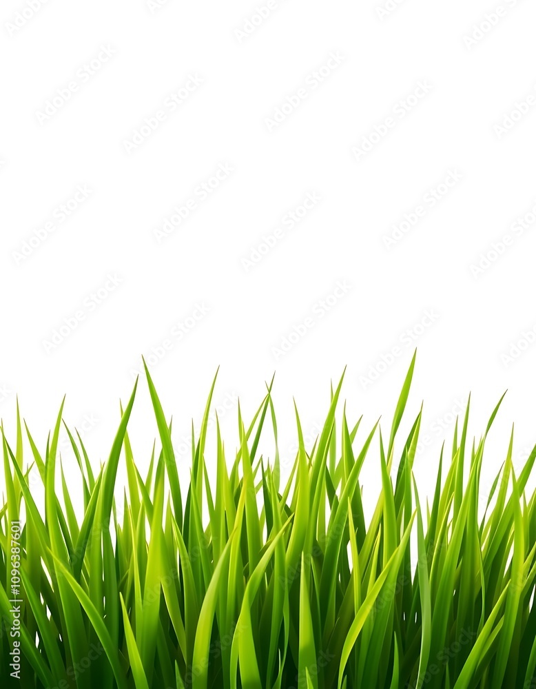 green grass isolated on white green grass isolated on white