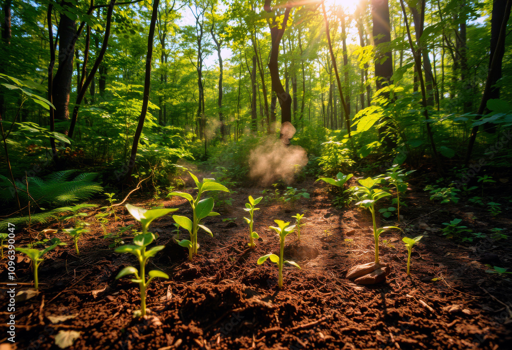 Fototapeta premium Forest Regeneration