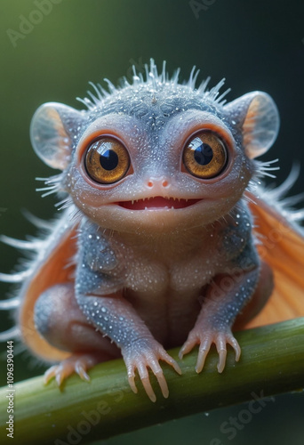  hybrid, cute, wildlife photography, expressive translucent eyes, a diminutive animal, a housed mystical stunning Zoomorphic creature,  soft lighting, breathtaking, highly detailed, award-winning 