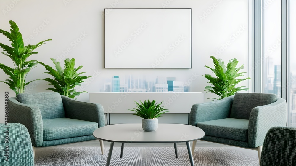 Modern Office Waiting Area Design Modern Office Waiting Area Design