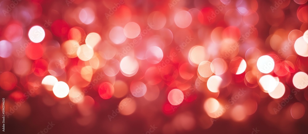 Abstract red bokeh background featuring vibrant luminous circles and soft defocused light creating a warm and festive atmosphere Abstract red bokeh background featuring vibrant luminous circles and soft defocused light creating a warm and festive atmosphere