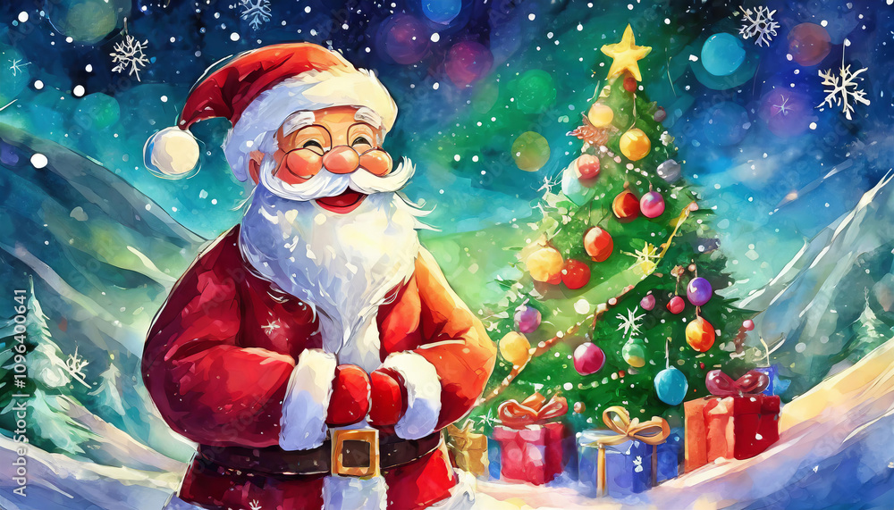 santa claus with a gift bag santa claus with a gift bag