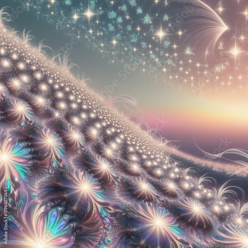 Wallpaper Mural A floating, spiral staircase made of luminous, translucent glass steps ascending into a cosmic sky filled with swirling galaxies and twinkling stars. The scene radiates mystery and wonder. Torontodigital.ca