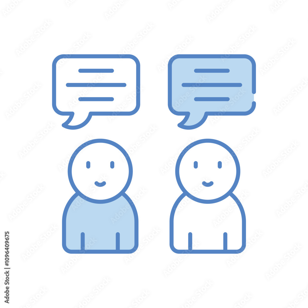 Conversation vector icon Conversation vector icon