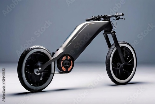 electric bike a constructor designs an electric bike with a slee photo