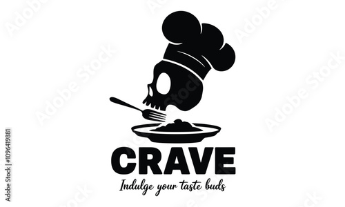 Crave Food Doodle Icon Set Featuring Labels, Stickers, and Tasty Mascots