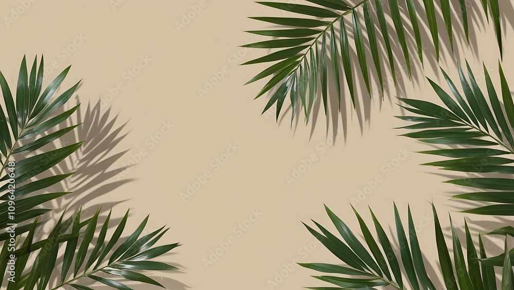 palm tree branches palm tree branches