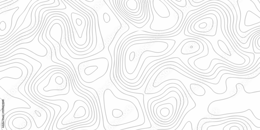 Topographic map background geographic line map with seamless ornament design. The black on white contours topography stylized height of the lines map. Topographic map background geographic line map with seamless ornament design. The black on white contours topography stylized height of the lines map.
