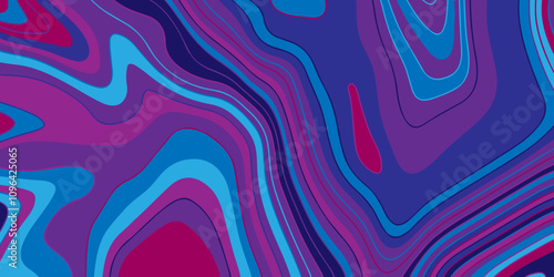 Topographic map background geographic line map with seamless ornament design. The black contours topography stylized height of the lines map.