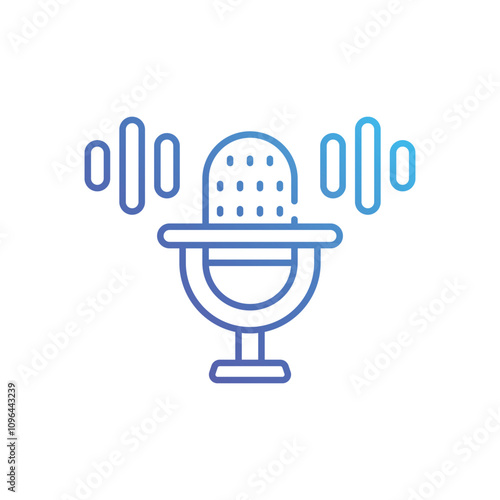 Audio Recording vector icon