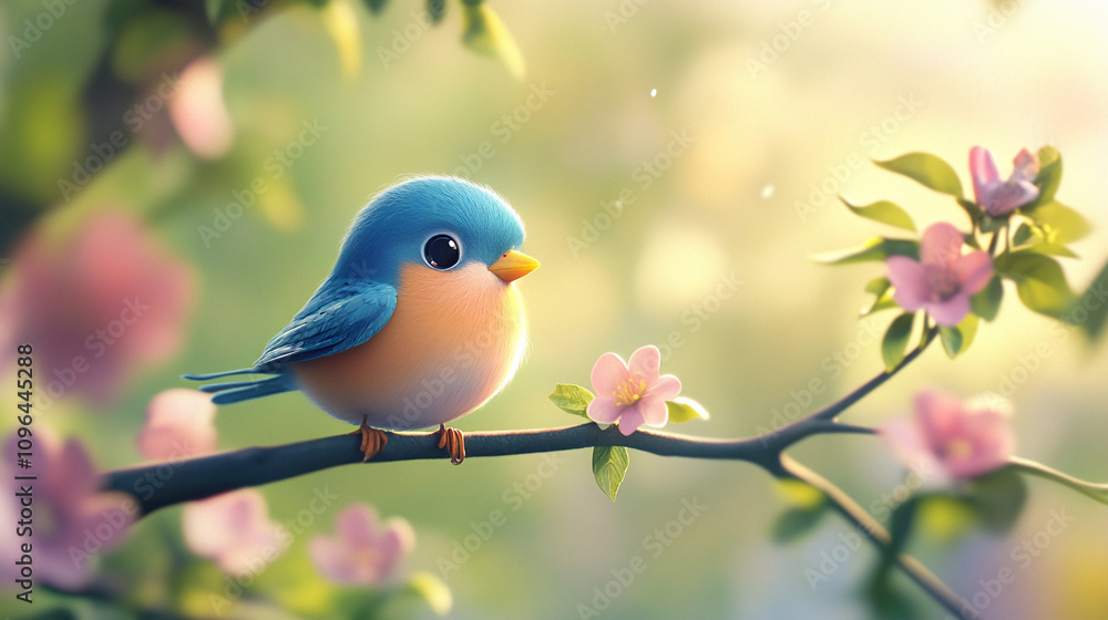 cute nature beautiful fluffy bird background cute nature beautiful fluffy bird background