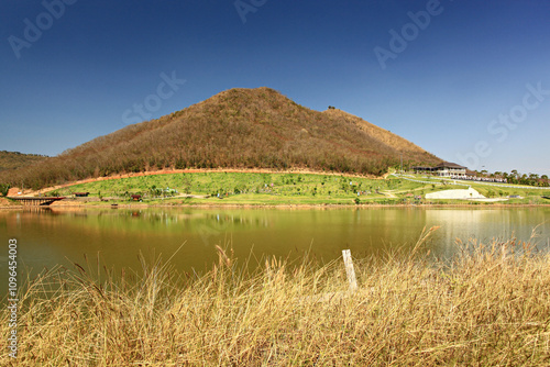 Public education places, Chang Hua Man is a Royal Agricultural Project by His Majesty the late King Bhumibol Adulyadej, are famous in Phetchaburi Province, Thailand  photo