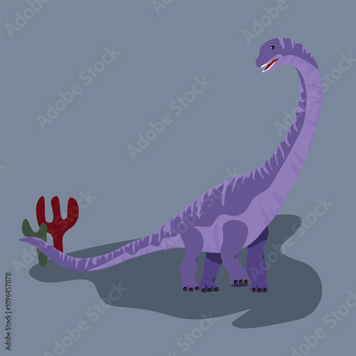 Dreadnoughtus Herbivore Massive sauropod, eats tall vegetation in open spaces