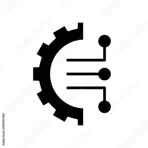 ETL icon Thin line flat illustration