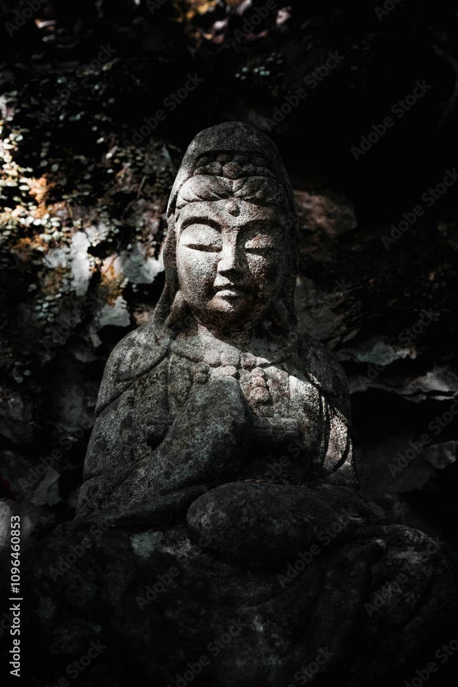 Serene Buddha statue in Japan Serene Buddha statue in Japan