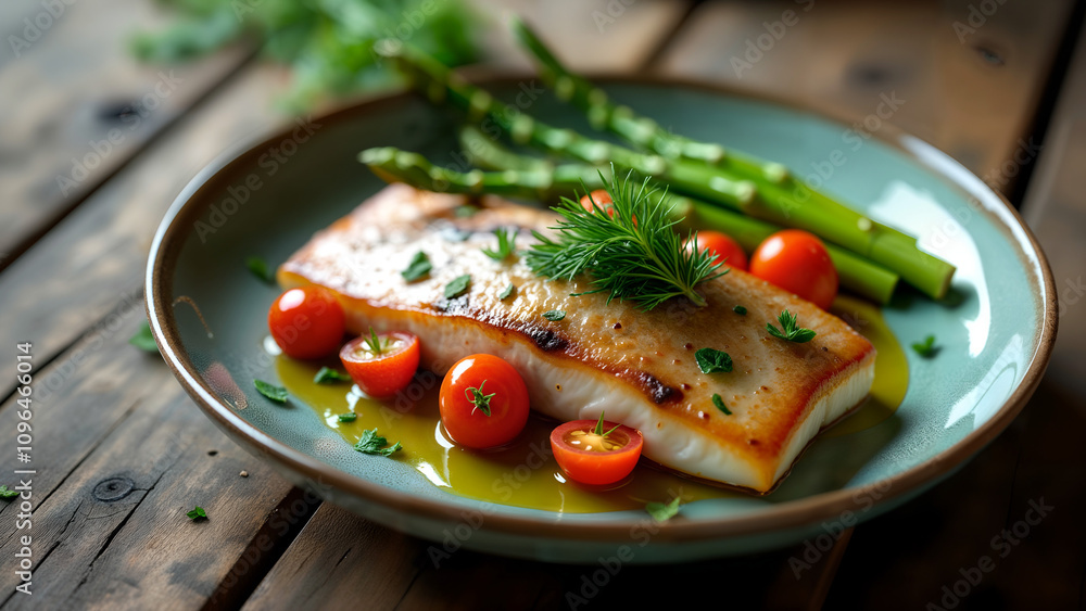 Rustic Trout Fillet with Roasted Vegetables Rustic Trout Fillet with Roasted Vegetables